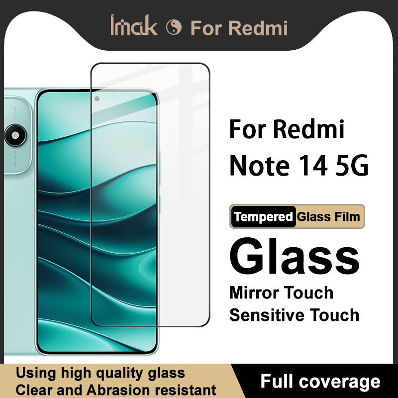 Для Redmi Note 14 5G стекло IMAK полное покрытие закаленное стекло пленка Pro+ серии