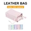 [Фотолаборатория] Чехол из искусственной кожи для камеры Instax Mini 12/11/8/9/7+/25 с затягивающимся шнурком CAA15