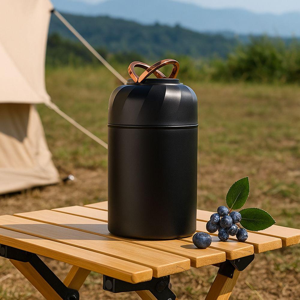 500ml Thermal Soup Cup Handheld Wall Insulated Tumbler Portable Vacuum Insulated Food Jar Picnics