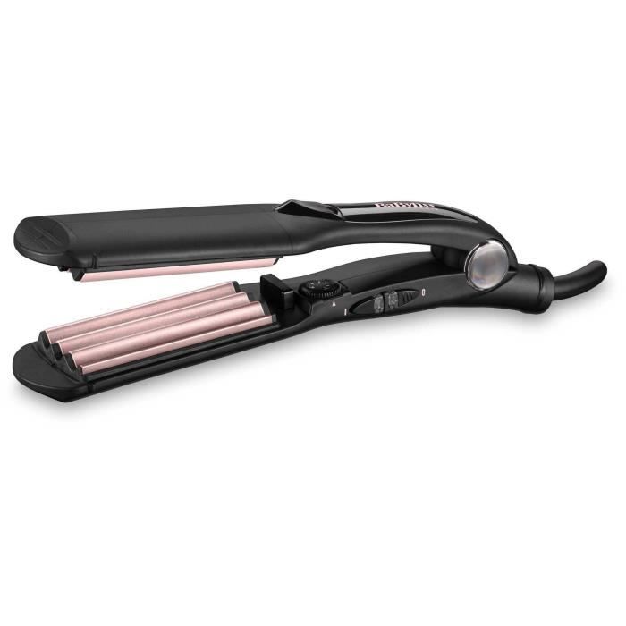 Гофре для волос - BABYLISS 2165CE - Широкие пластины 35 мм - 10 температур - Термостойкие наконечники