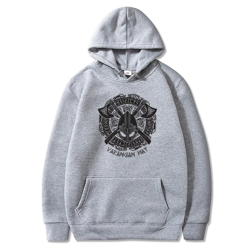 Мужские и женские длинные рукава Viking свитера мода личность печать мужская толстовка свободные ретро мужские толстовки