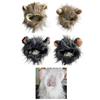 Breathable Lion Mane Wig Cap Hat Fluffy Pet Costume Comfortable Fit Dog Cat Wig Hat  Cosplay