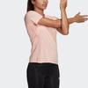 Adidas Adi Runner Reflective Running Short Sleeve Tee Women Tops Pink FT6451