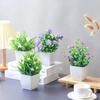 1PC Tabletop Ornament Fake Flowers Plants Bonsai Home Decor Artificial Plants Eucalyptus Bonsai