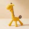 yangyizhi Baby Giraffe Teether, Silicone Chewing Toy for Soothing Gums, Anti-Choking Guard, Food Grade BPA-free Teething Relief Infants