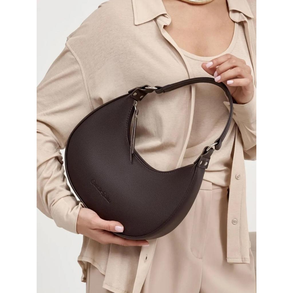 Женская сумка, Сумка на плечо, Сумка-полумесяц, Сумка под мышкой