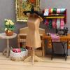1/12 Scale Wooden Dollhouses Mini Sewing Scene Accessory Body Miniature Mannequin Stand For Craft Enthusiasts