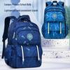 Elementary School Backpack with Side Cooler, Simple and Casual for Grades 1-3 and 6.