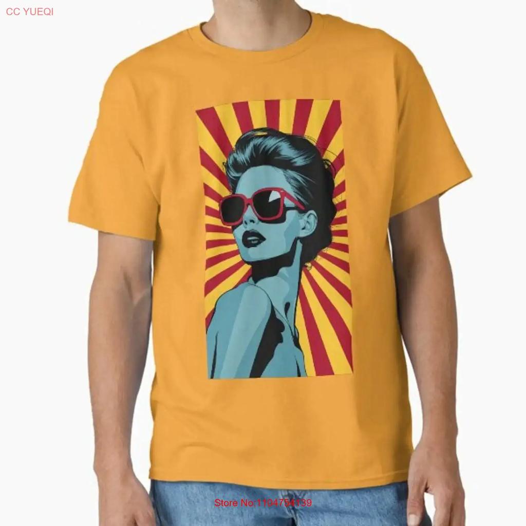 A POP portrait Art Classic T Shirt Made in US AUS Size S 2XL vintage Washed designer clothes homme Slightly streetwear