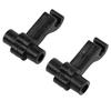 2PCS Extended Vent Window Latch Links Passenger Side Easy Installation Aluminum Wind Noise Fix Kits