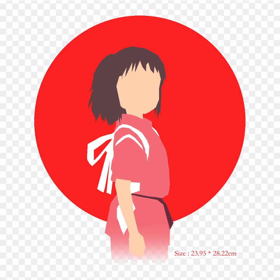 Spirited Away Haku Yubaba Iron On Patches For Clothing Applique Stickers On Clothes Heat-Sensitive Custom Patch