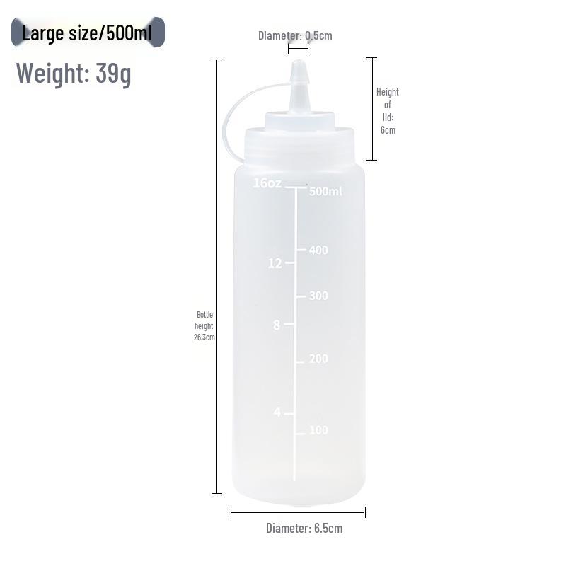 Бутылка с узким горлышком и крышкой, защищенной от взрыва, для шоколада, кетчупа или салатной заправки