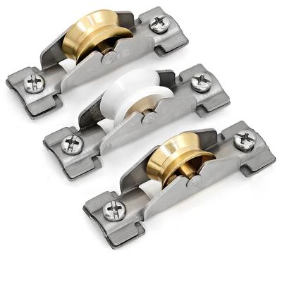 4 шт. Раздвижные двери Оконный шкив Бесшумный несущий ролик Вогнутое колесо Винтажные алюминиевые окна/Дверные раздвижные ролики на заказ