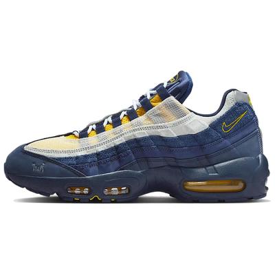 Eric Koston x SB x Air Max 95 Obsidian Speed Yellow Унисекс Кроссовки Синий Полуночно-синий Темно-синий HQ8492-400