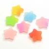 Novel Design Colorful Gradually Changing Color Flat Back Sweet Heart Star Candy Resin Cabochons