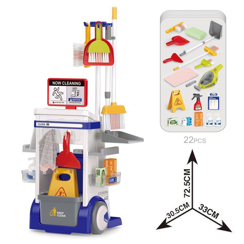 Детский игровой домик Детская имитация бытовой техники Уборка Игрушки Девочка Уборка Имитация Пылесос Инструмент
