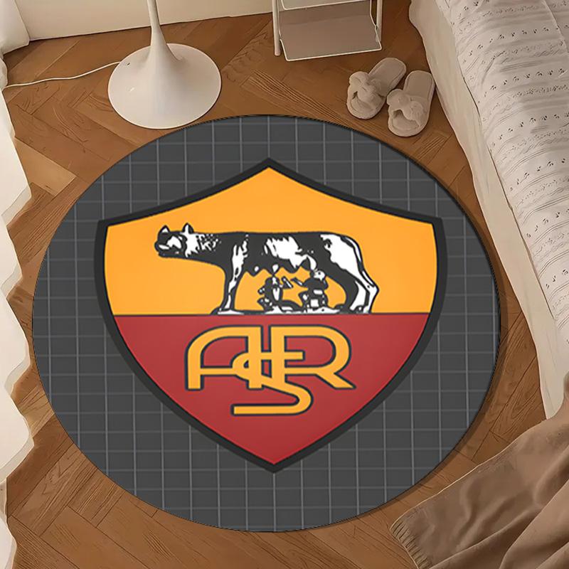 1PC rug Rome Wolf Football club Round mat Home Decor, Chair rug For livingroom,Bedroom, doormat home decor Birthday Gift Christmas Gifts