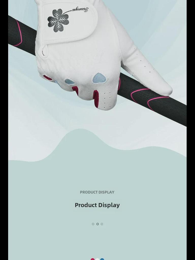 Женские нескользящие дышащие перчатки для гольфа - Корейская версия, Микрофибра, Износостойкие, 1 пара.