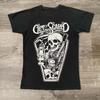 Винтажная футболка группы Get Scared с черепом, с коротким рукавом, хлопковая, черная, все размеры, унисекс, с графикой, с коротким рукавом, унисекс, мужская, женская, летняя