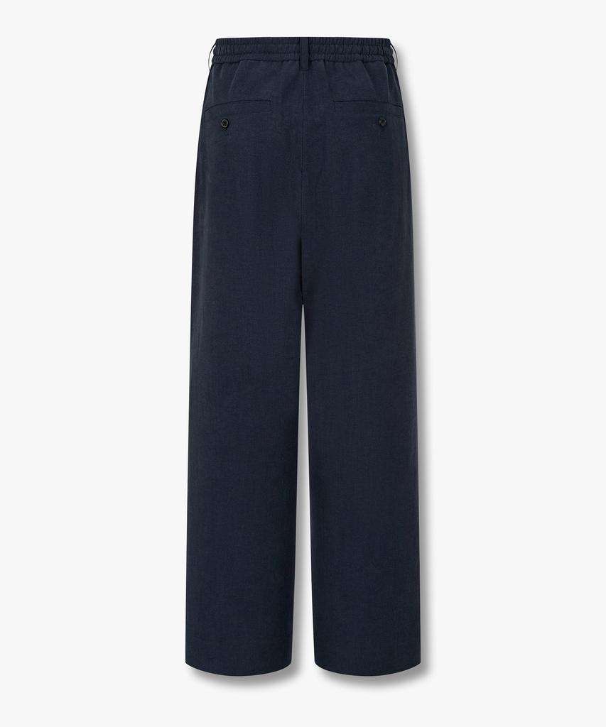 STUDIO TOMBOY [Men] Hidden Elastic Waist Formal Slacks_Navy 9156231184