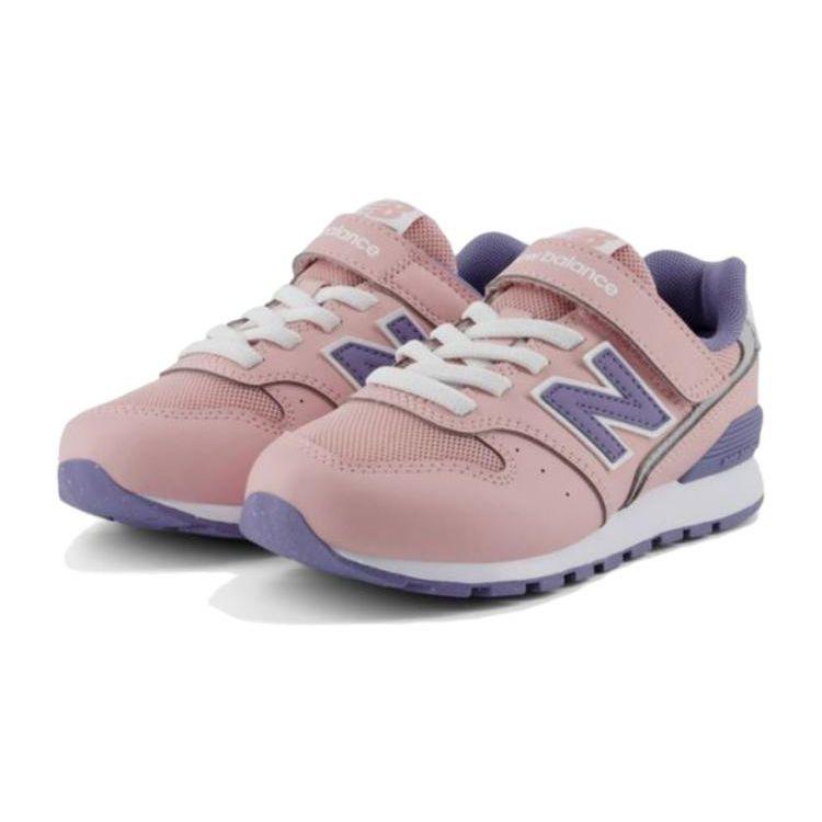 New Balance Nb 996 Амортизирующие Прочные Низкие Детские Кроссовки для Бега Детские Кроссовки для Бега Серые Розовые YV996EC3