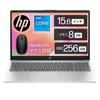 HP Laptop HP Intel 13th Generation Core 8 ГБ памяти 256 ГБ SSD Bluetooth 240 черный Мышь в комплекте Затвор камеры Аутентификация по отпечаткам пальцев Тонкий теплый