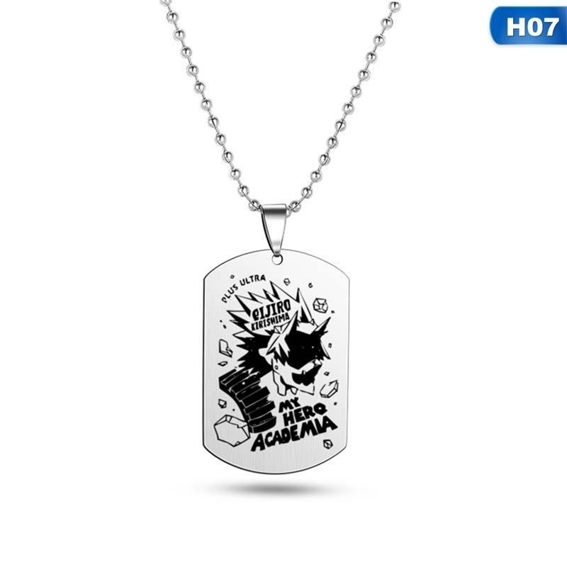 Кулон-жетон аниме из нержавеющей стали. В ассортименте