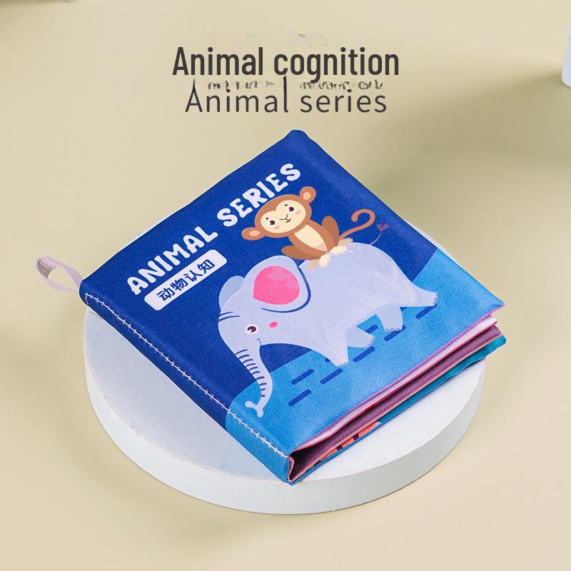 Неразрушимая детская тканевая книга для детей от 3 до 12 месяцев: 3D, Звук, Игрушка для раннего развития