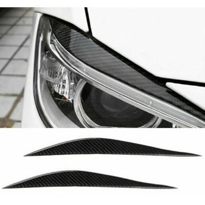 Для BMW 3 серии F30 Накладки на фары из углеродного волокна, накладки на веки, наклейки