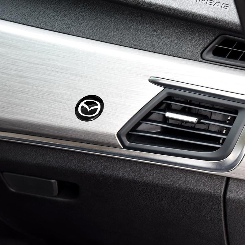 Наклейки на замочную скважину автомобильного замка Защита дверного замка Автомобильные 3D-наклейки Для Mazda 6 3 CX5 5 2 323 CX7 Demio Atenza Axela MX30 CX30 CX3 CX9 RX8 RX7