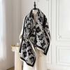 New Premium Printed Women's Faux Cashmere Scarf Winter Cozy Pashmina Wraps Luxe Thick Blanket Shawls Echarpe