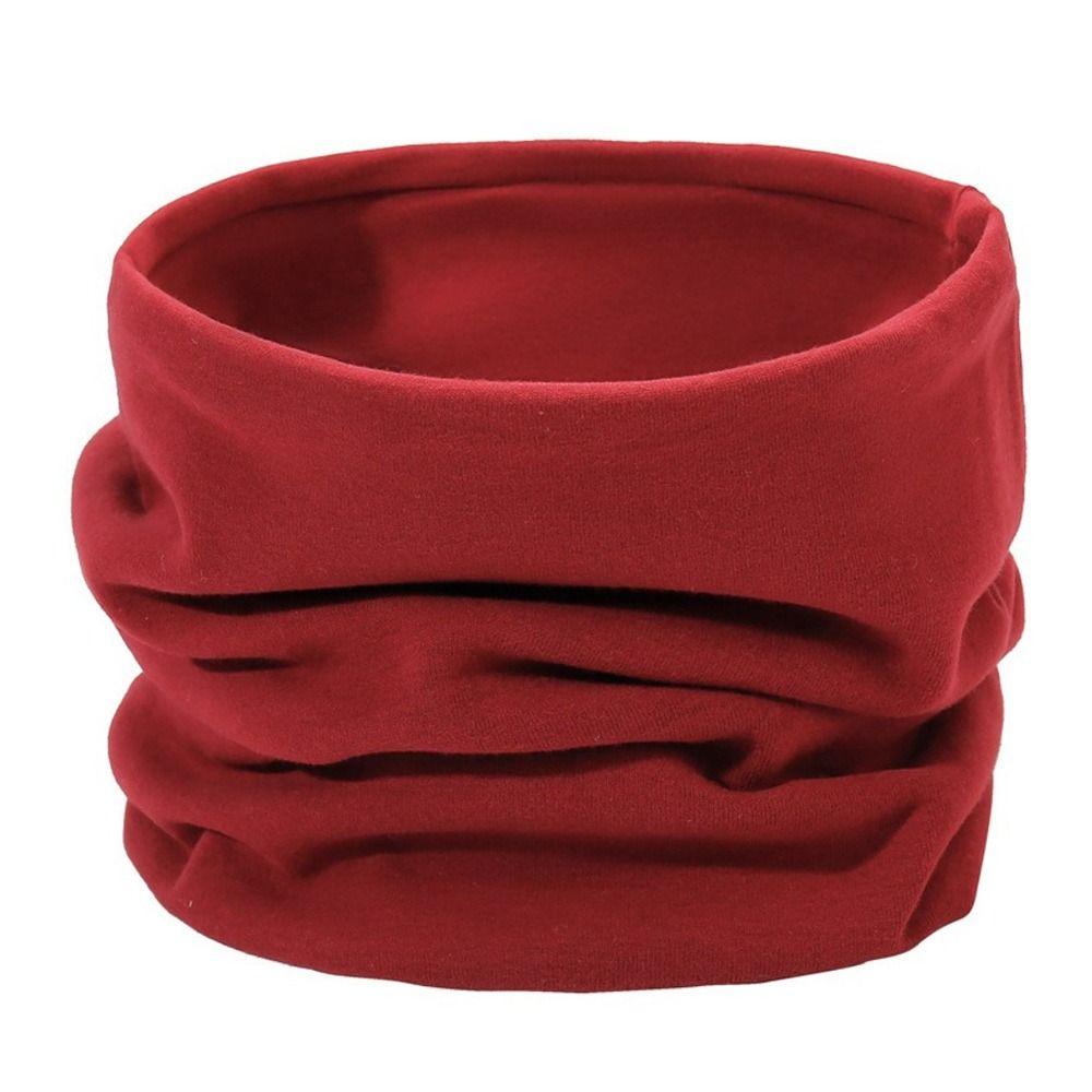 Хлопковая спортивная бандана однотонный велосипедный шарф ветрозащитный головной убор утеплитель для шеи бег