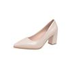 Plus Size Ladies Shoes Slip On Women's High Heels Fashion Office Pumps Women Shallow Pointed Toe Chunky Heels Shoes Women