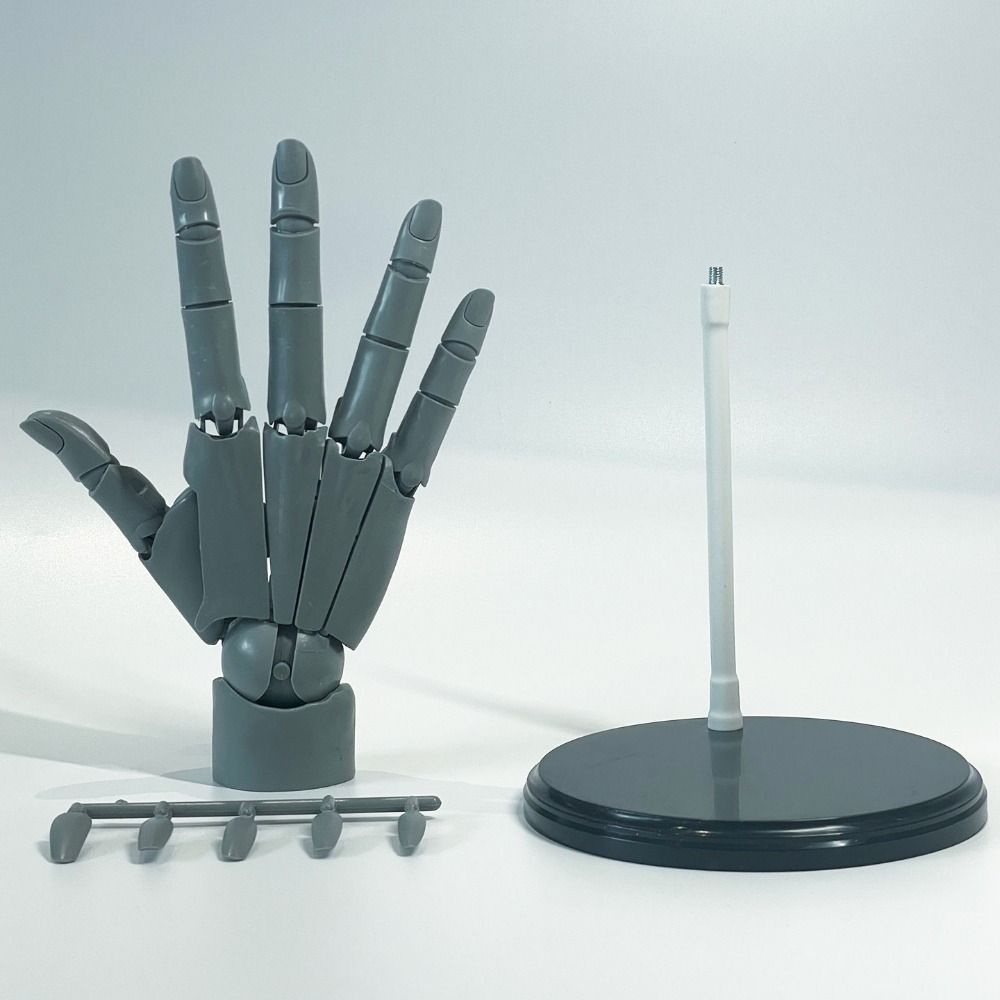 Adjustable Anatomically Accurate Jointed Hand Simulation Sketching Painting