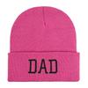 Xiyin embroidery flower MOM DAD knitted hat versatile wool hat outdoor cycling pullover hat