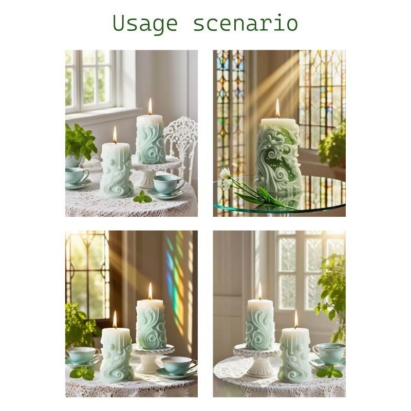 Силиконовая форма для свечей | Многоразовый пищевой силикон для изготовления свечей своими руками
