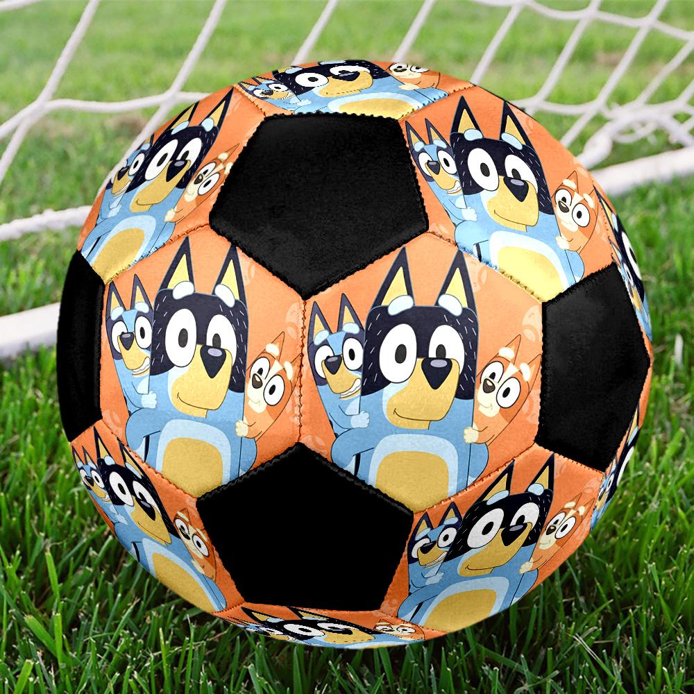 Bluey Theme Size 5 Soccer Ball, Suitable for Both Indoor and Outdoor Matches, a Gift Suitable for Everyone.