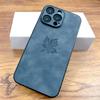 Чехол из ПУ-кожи для For Iphone 17 17E 16E 16 15 14 13 12 11 Pro Max С рисунком кленового листа 15Pro 14Pro 13Pro Для Iphone12 16Pro Чехол