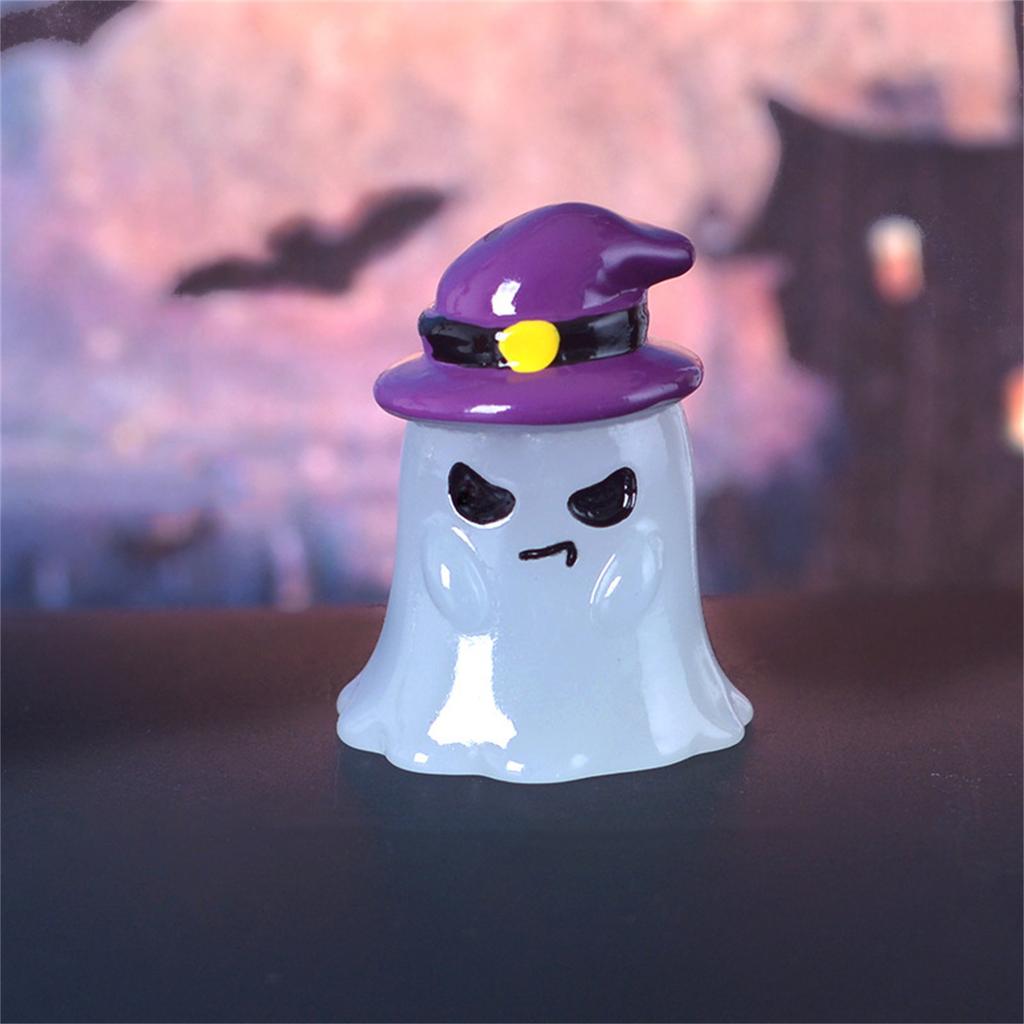 Декор стола на Хэллоуин, фигурки для сада на Хэллоуин, симпатичные миниатюрные фигурки из смолы, декорированные украшения для вечеринки на Хэллоуин своими руками