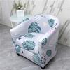2 шт./компл. чехол для клубного стула, эластичные чехлы на кресла, чехол для стула с принтом, чехол для дивана, спандекс, чехлы для диванов для барной стойки