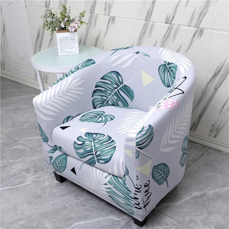 2 шт./компл. чехол для клубного стула, эластичные чехлы на кресла, чехол для стула с принтом, чехол для дивана, спандекс, чехлы для диванов для барной стойки