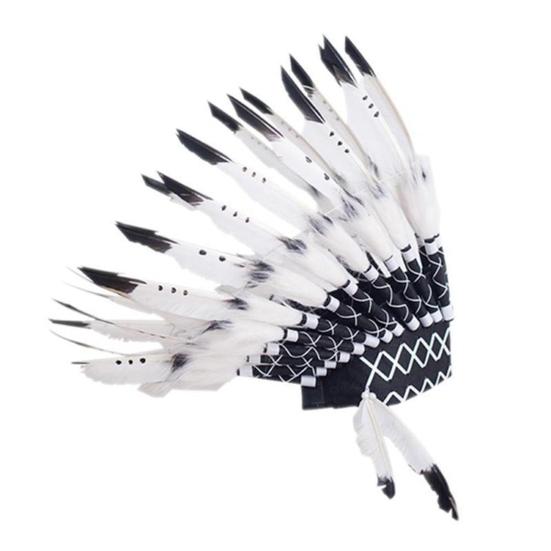 Children Party American Native Indian Synthetic Feather Headdress Hat Photography Prop