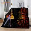 Фредди Меркьюри Queen-Рок-группа Мягкое Плюшевое Одеяло, Фланелевое Одеяло Плед для Гостиной Спальни Кровати Дивана Покрытие для Пикника