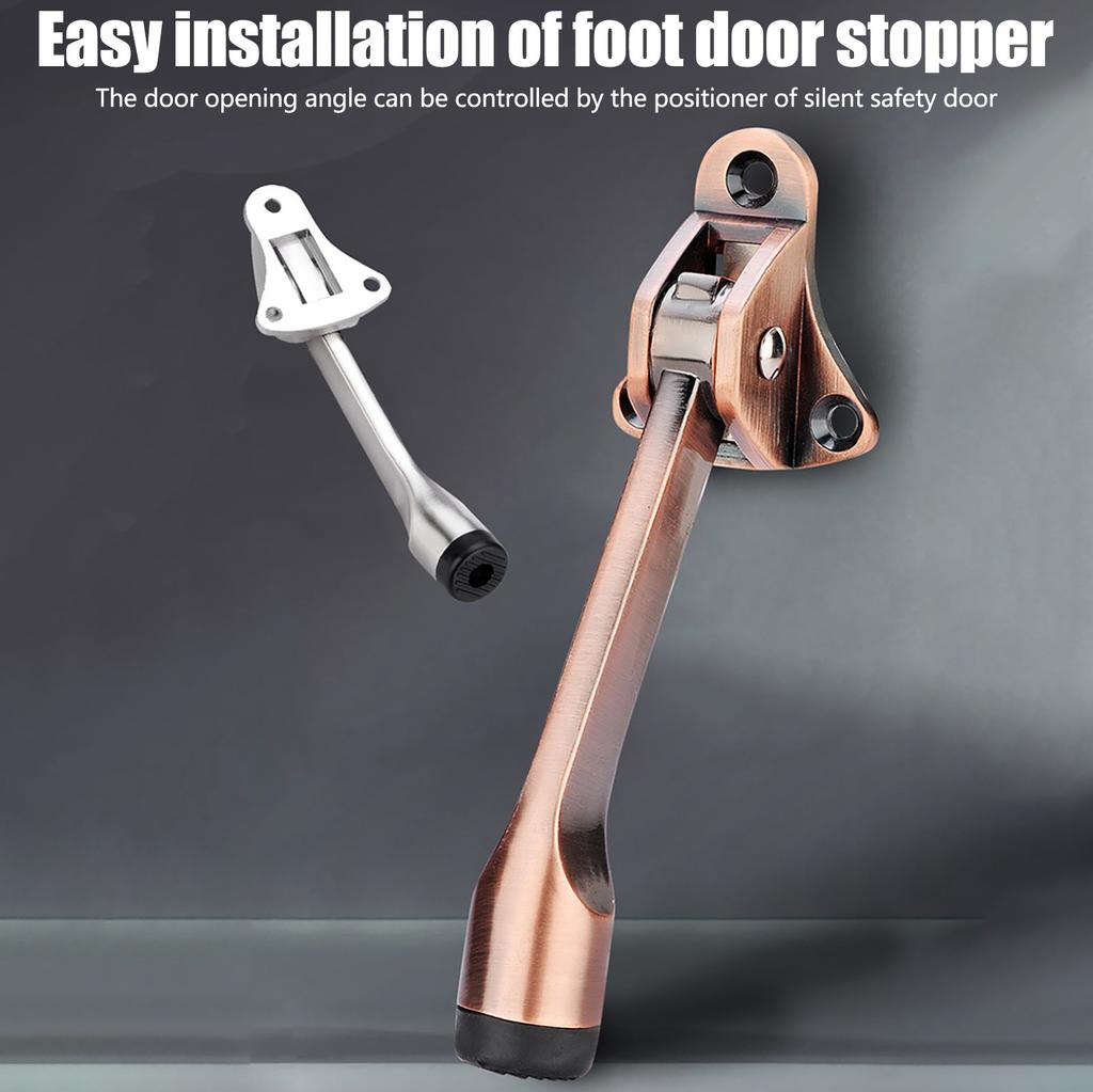 Дверные стопоры Kickdown для тяжелых дверей Дверной стопор для тяжелых условий эксплуатации с резиновым наконечником