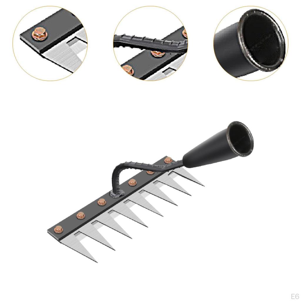 Садовый ручной инструмент для садоводства, грабли для почвы, подготовка овощей