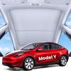 2025 Для аксессуаров Model Y Солнцезащитная шторка крыши Для Tesla Model 3 highland 2024 Теплоизоляция Складная стеклянная крыша-люк Чехол