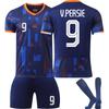 2425Netherlands Away Football Jerseys Shorts And Socks Set New Season Shorts And Socks Adult And Children Size Set