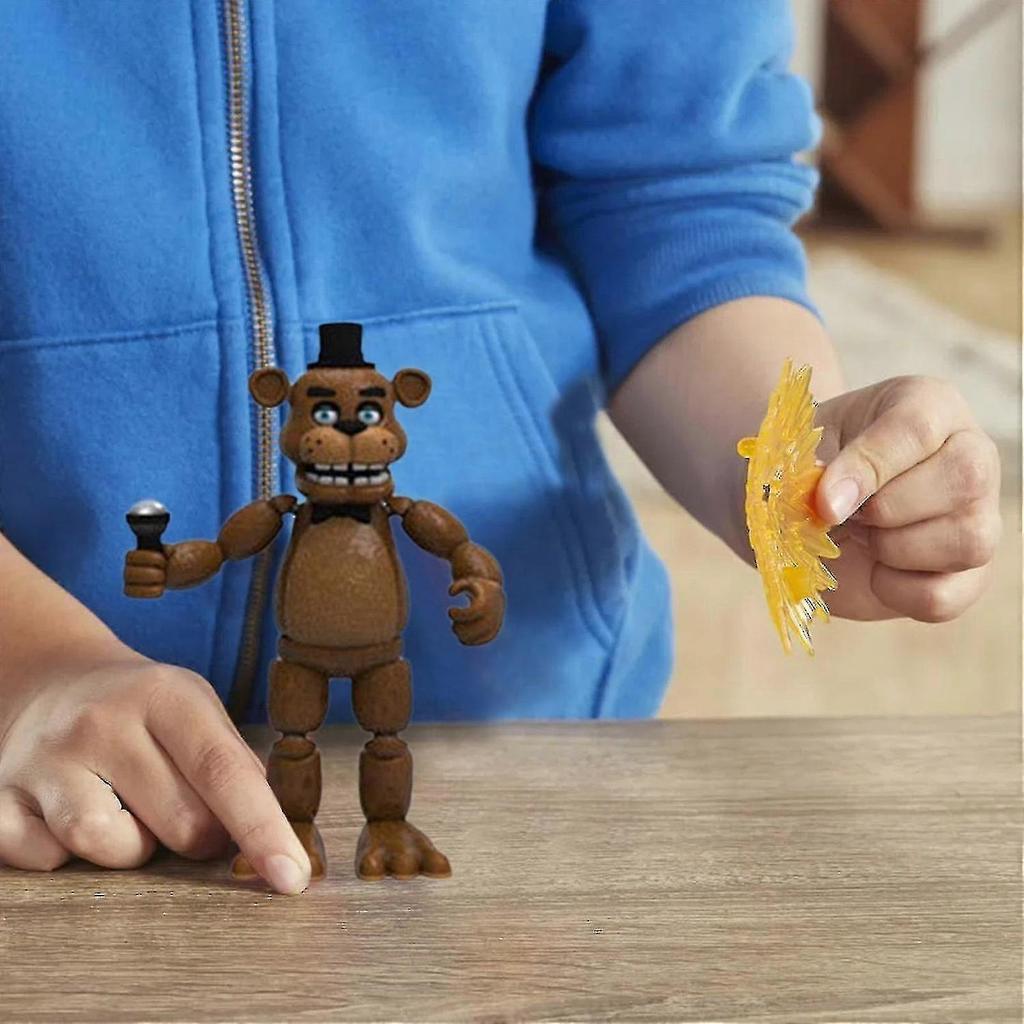 Набор из 5 аниме-фигурок, сборные игрушки, Пять ночей у Фредди Fnaf, милая фигурка, ПВХ-модель, Фредди То