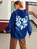 Funny Smile Pattern Printed Hoody Women'S Harajuku Soft Sweatshirts Fashion Warm Hooded Autumn Fleece Casual Women Sportswear