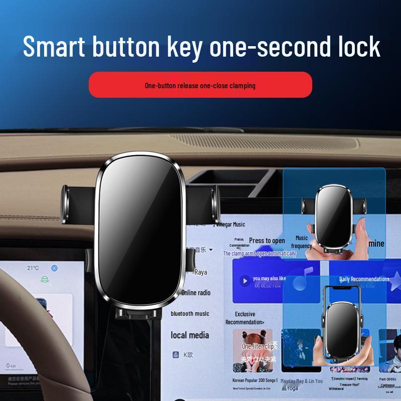 Держатель для телефона на экран специального автомобиля BYD Xia 2025 года с обновлением для навигации и ящиком для хранения